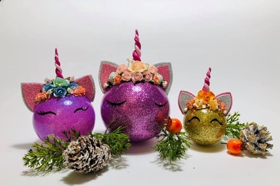 Bombki Unicorn - warsztaty dla dzieci