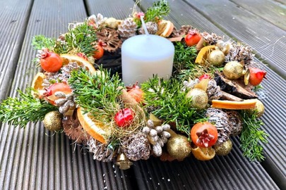 Świąteczny wianek - warsztaty dla dzieci