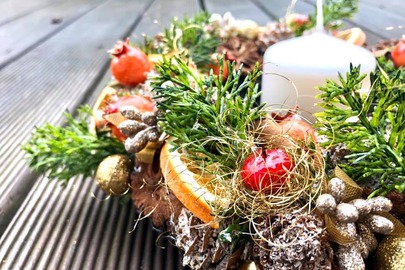 Świąteczny wianek gr.II - warsztaty dla dzieci i mlodzieży